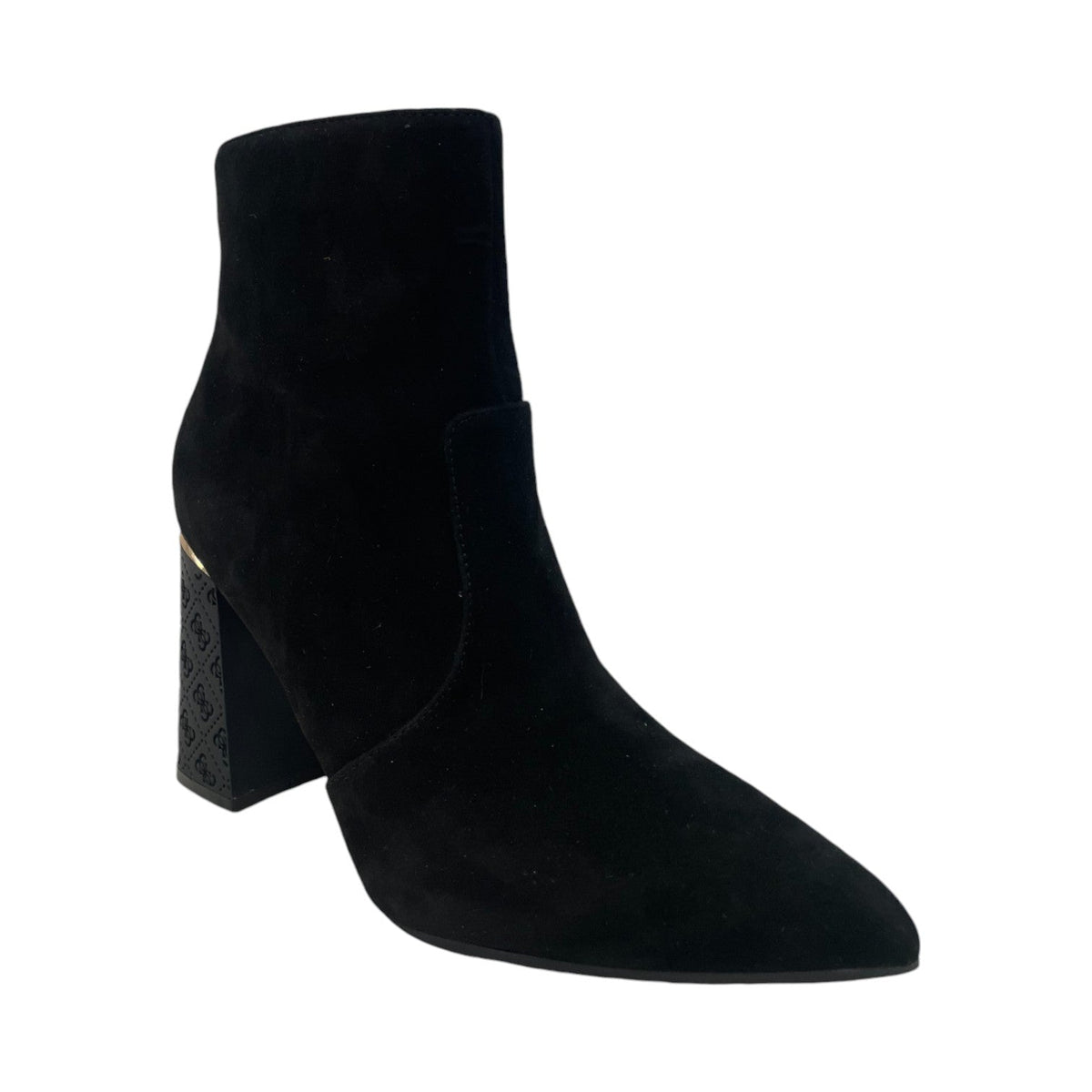 Guess tronchetto camoscio con tacco Frenkie