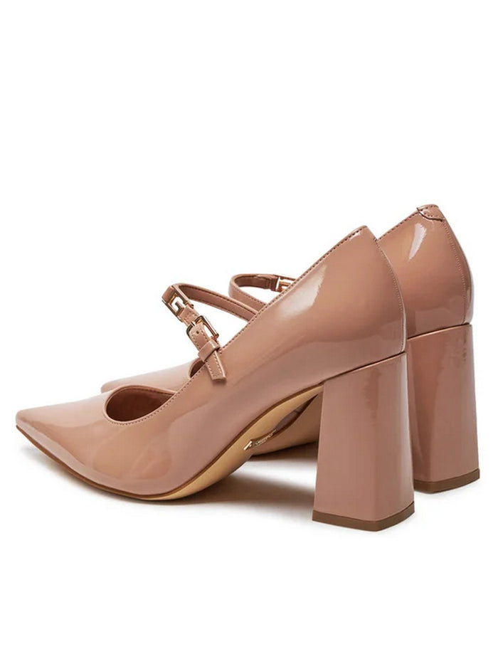 Guess Idreena decolletè vernice con cinturino col. Nude
