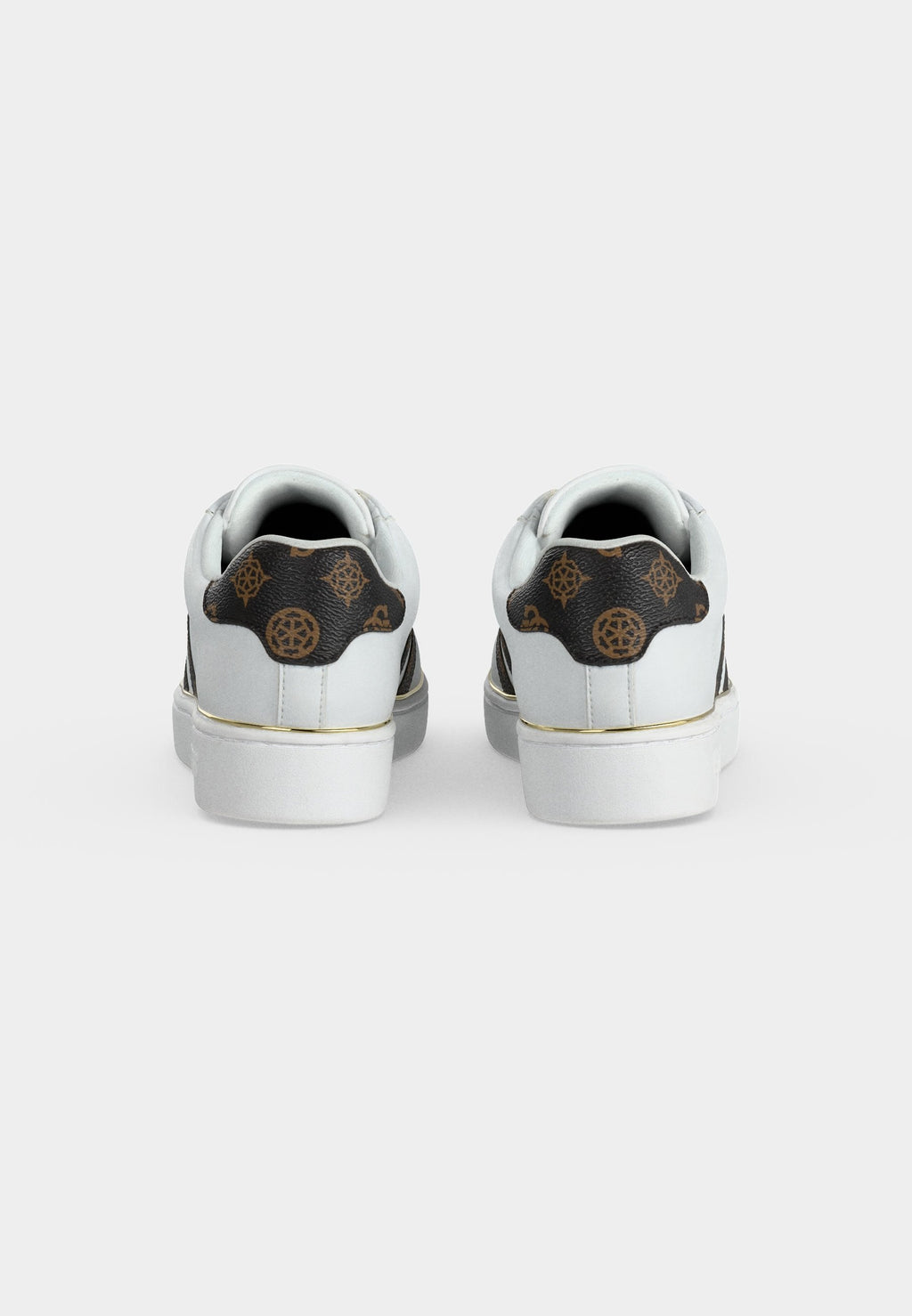 Guess - BARLIE - Sneakers white/brown