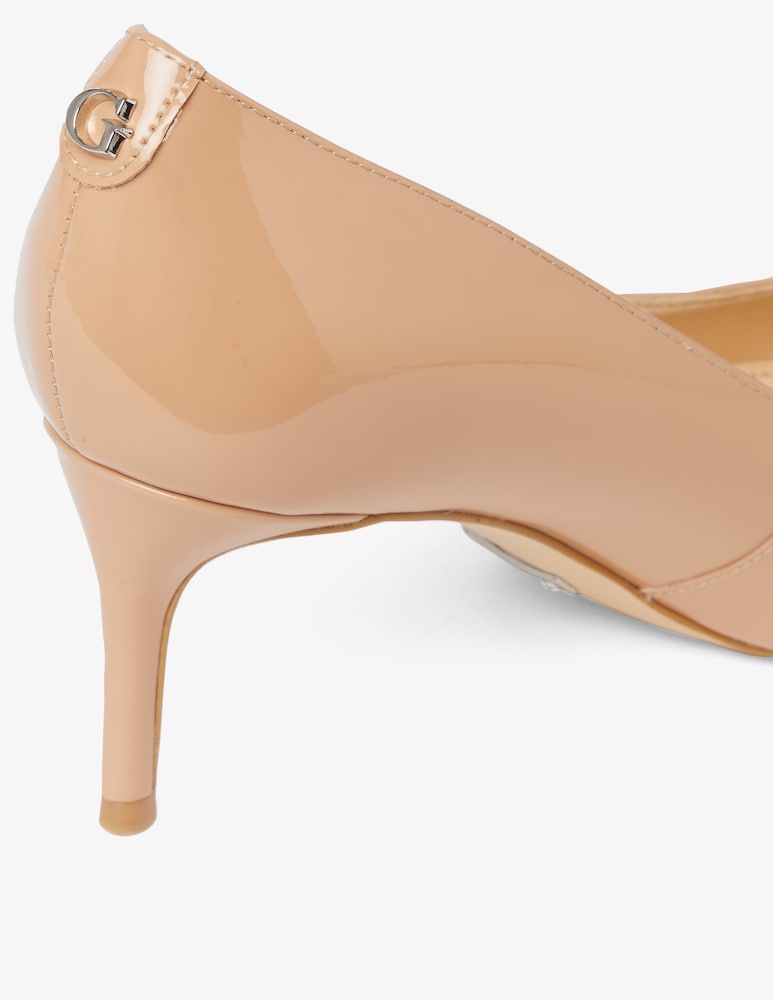 GUESS Decollètè Bravo vera pelle - Col.Nude