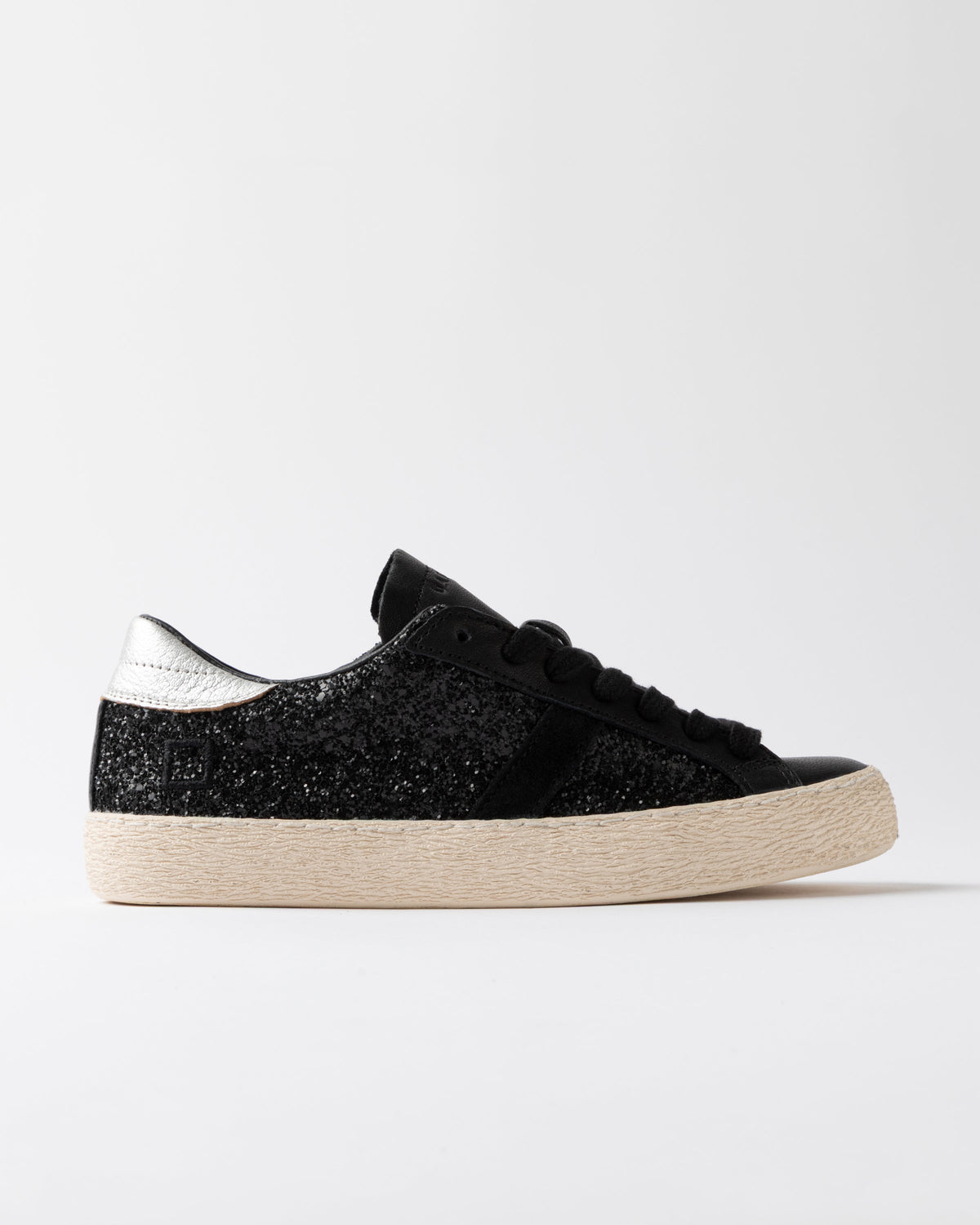 D.A.T.E. Sneaker Hill Low Glitter Black