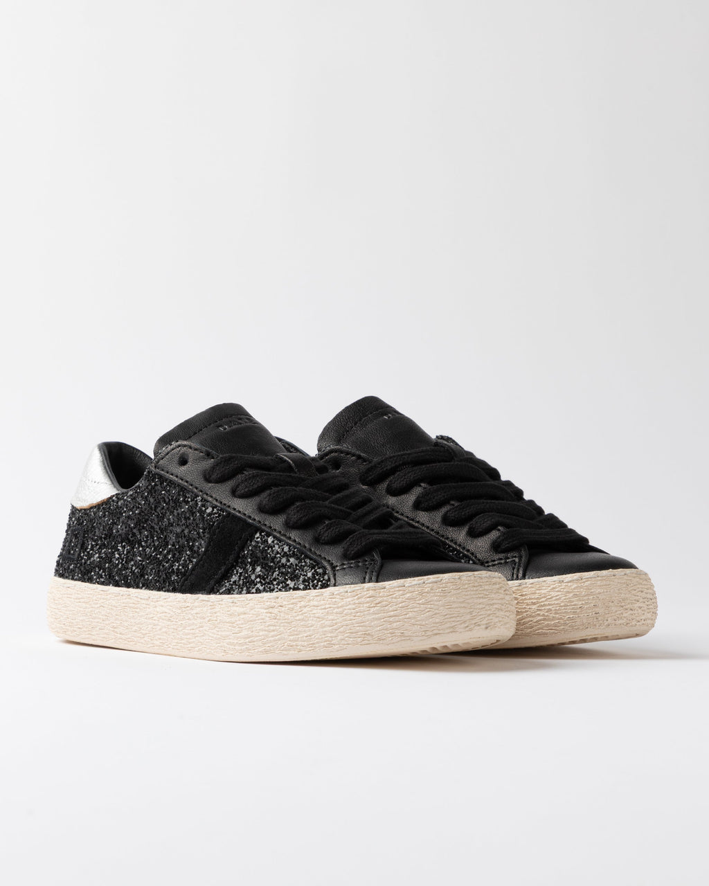 D.A.T.E. Sneaker Hill Low Glitter Black