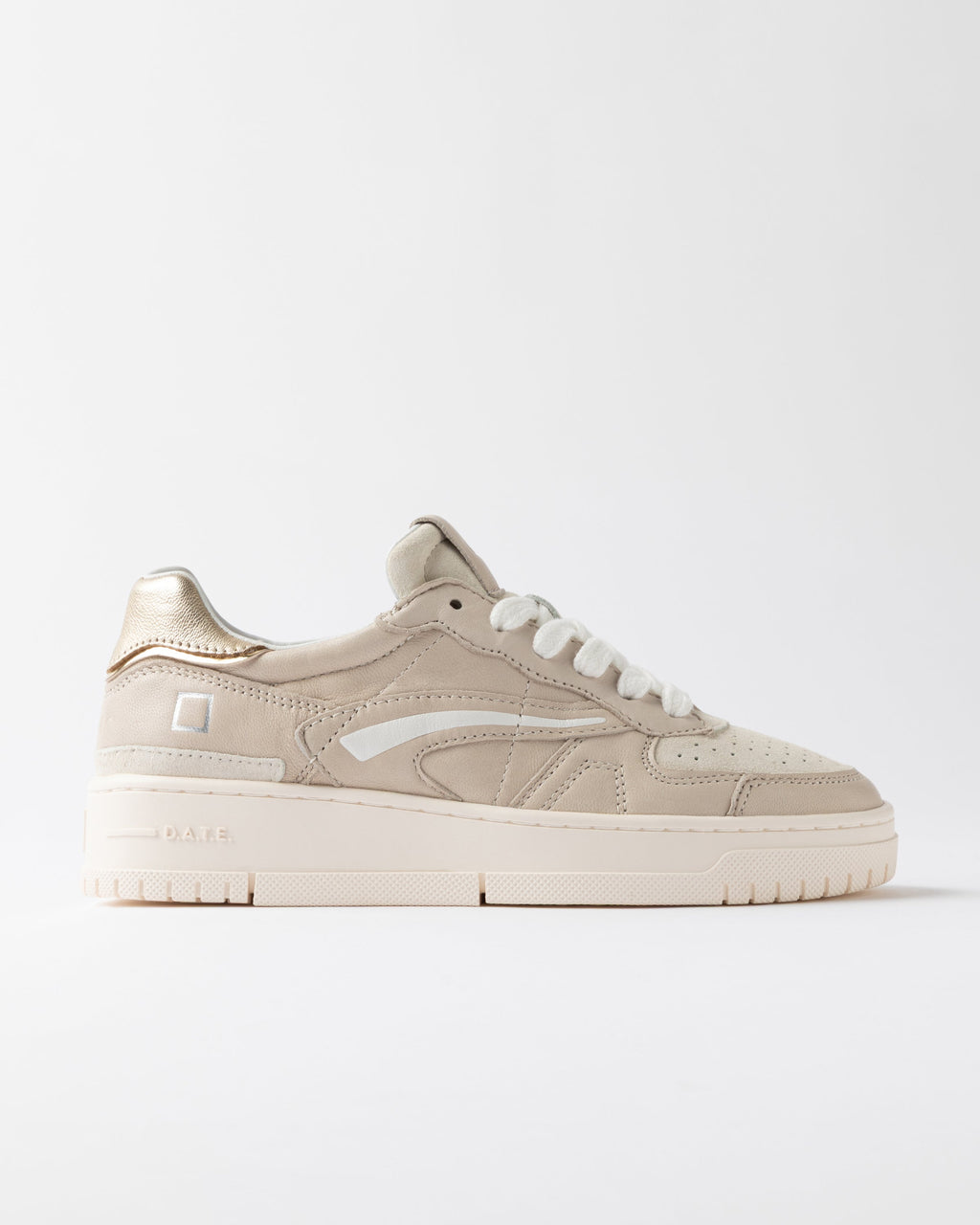 D.A.T.E. Sneaker Torneo Pure Calf/Ivory