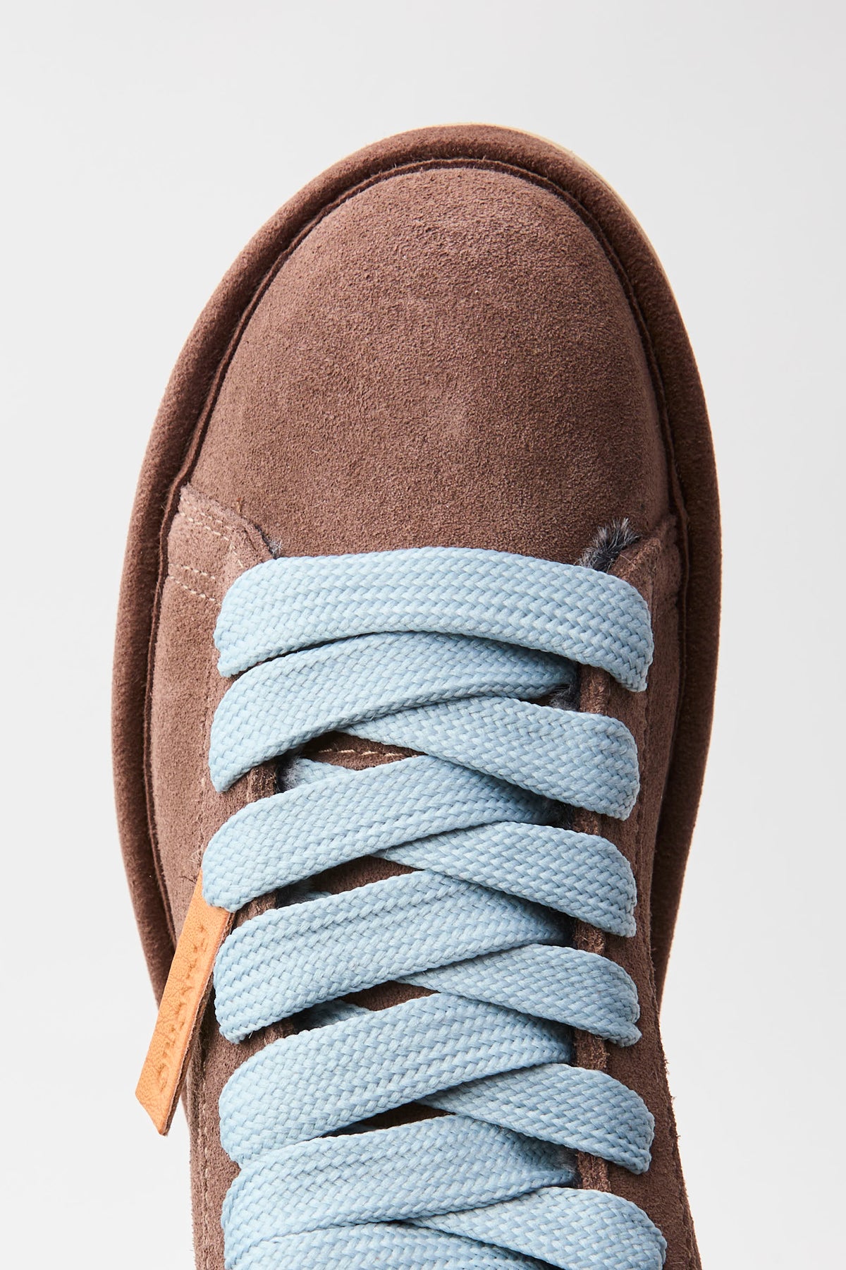 Panchic - Ankle Boot Suede col. Brown/Azure