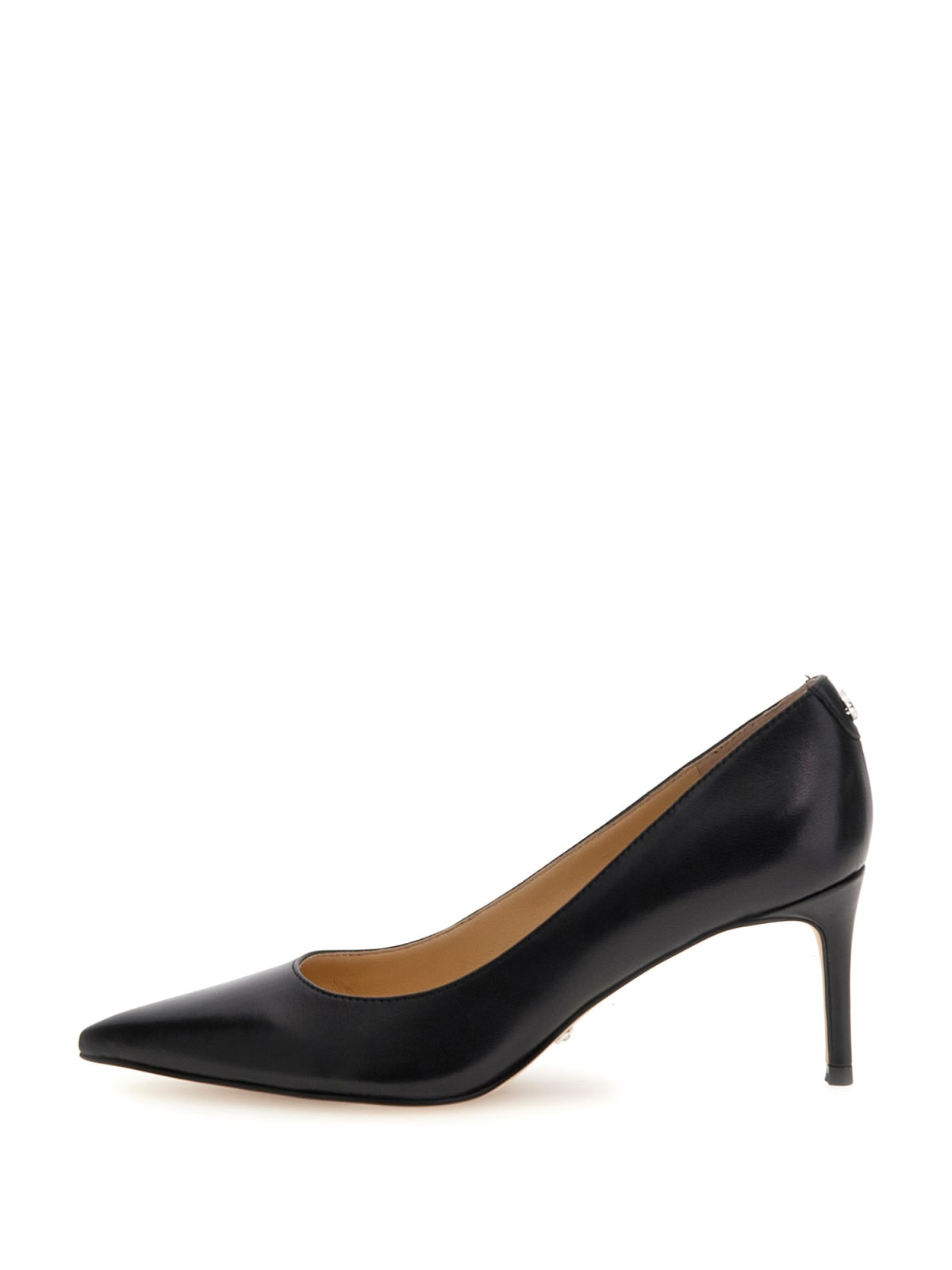 GUESS Decollètè Bravo vera pelle Nero