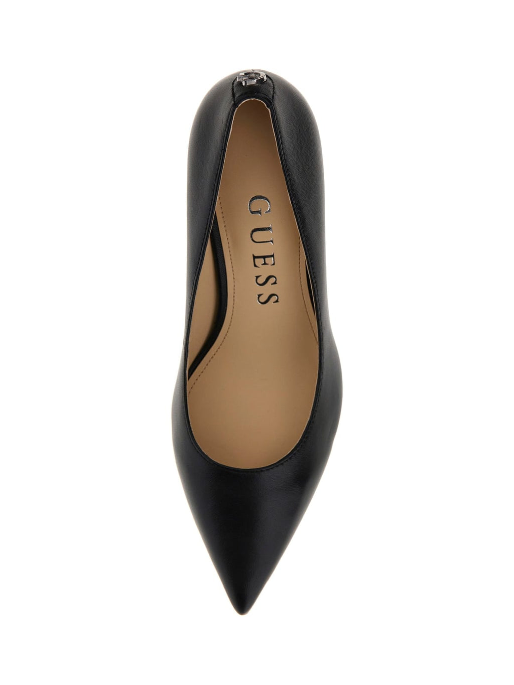GUESS Decollètè Bravo vera pelle Nero