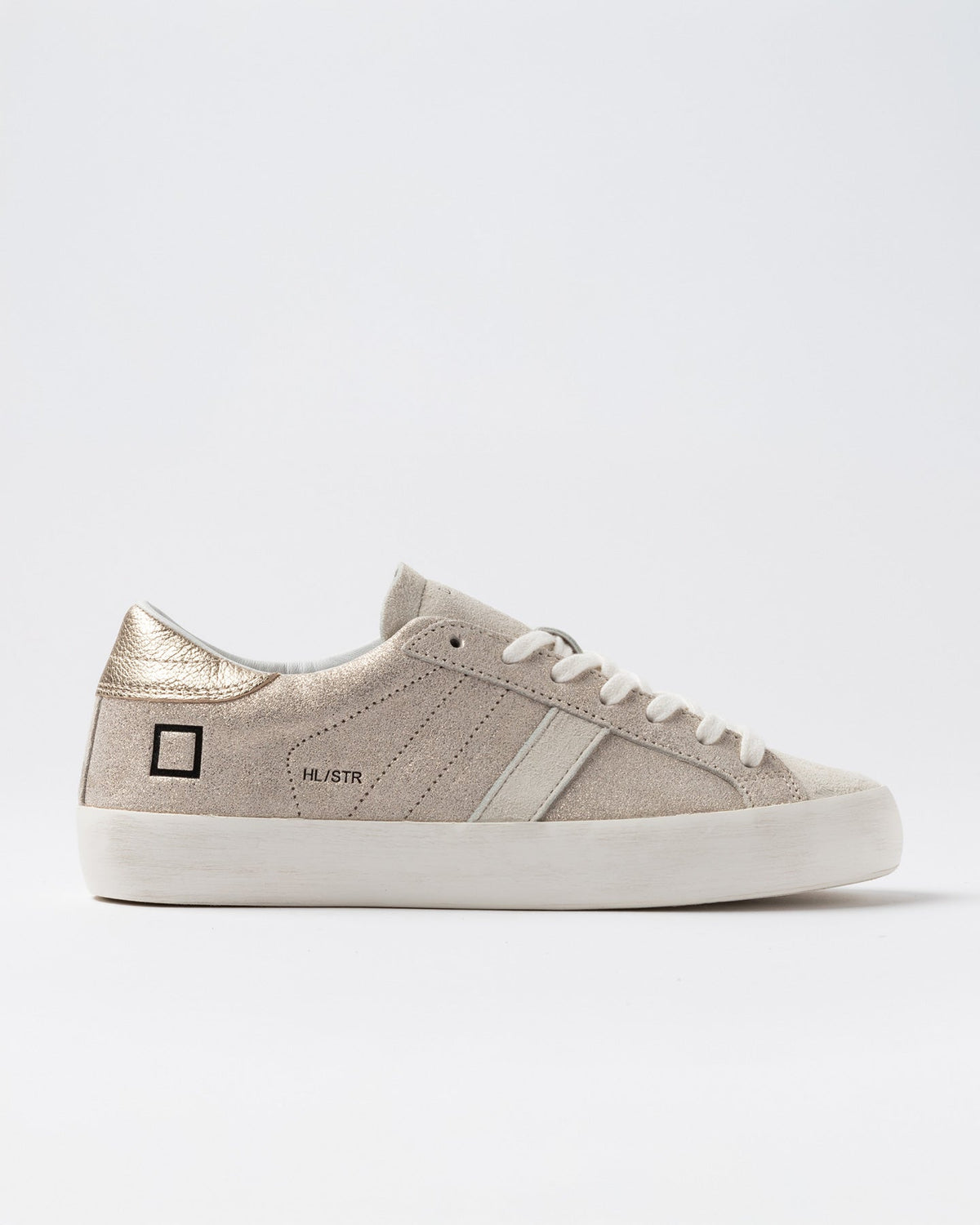 D.A.T.E. Sneaker Hill Low Stardust Platinum