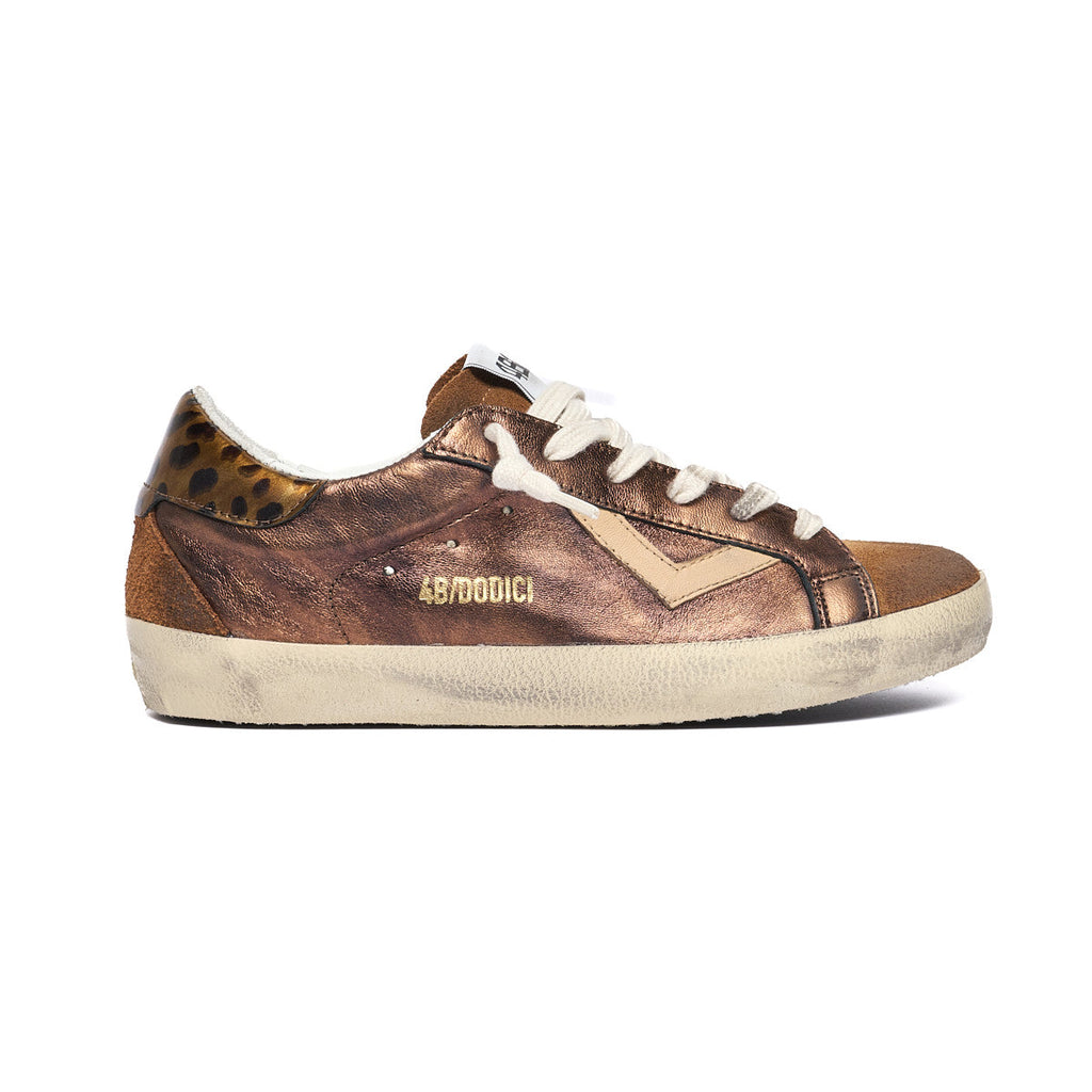 4B12 - Sneakers in pelle Suprime D335 col. Brown