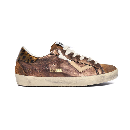 4B12 - Sneakers in pelle Suprime D335 col. Brown