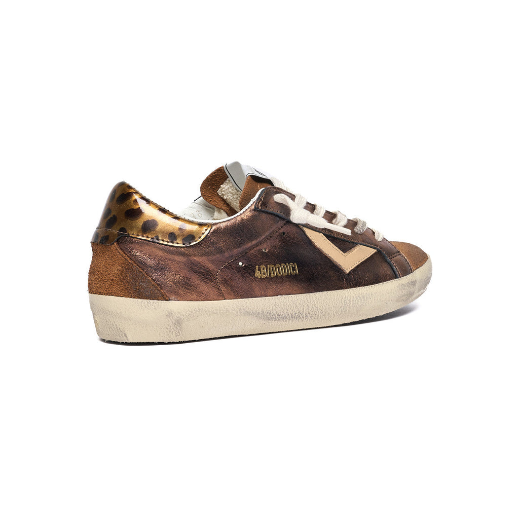 4B12 - Sneakers in pelle Suprime D335 col. Brown