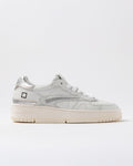 D.A.T.E. Sneaker Torneo Pure Shiny White-Silver