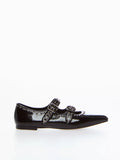 Ovyé - Scarpa bassa fibbie Naplack col. nero