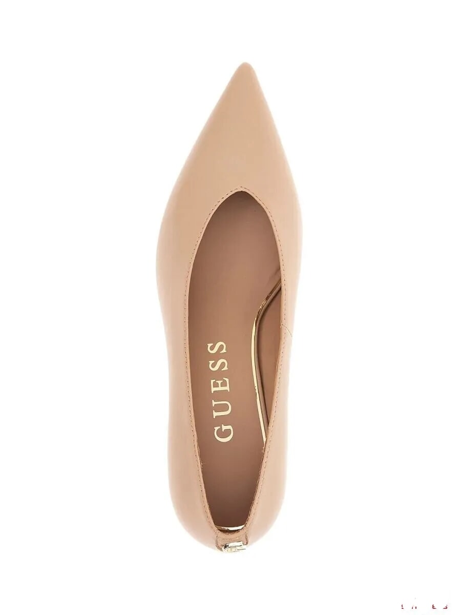 Guess Décolléte in vera pelle YATTCH FLFTTHLEA08 col. Nude