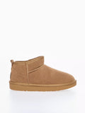 Ovyé - Stivaletto camoscio interno pelliccia col. Camel